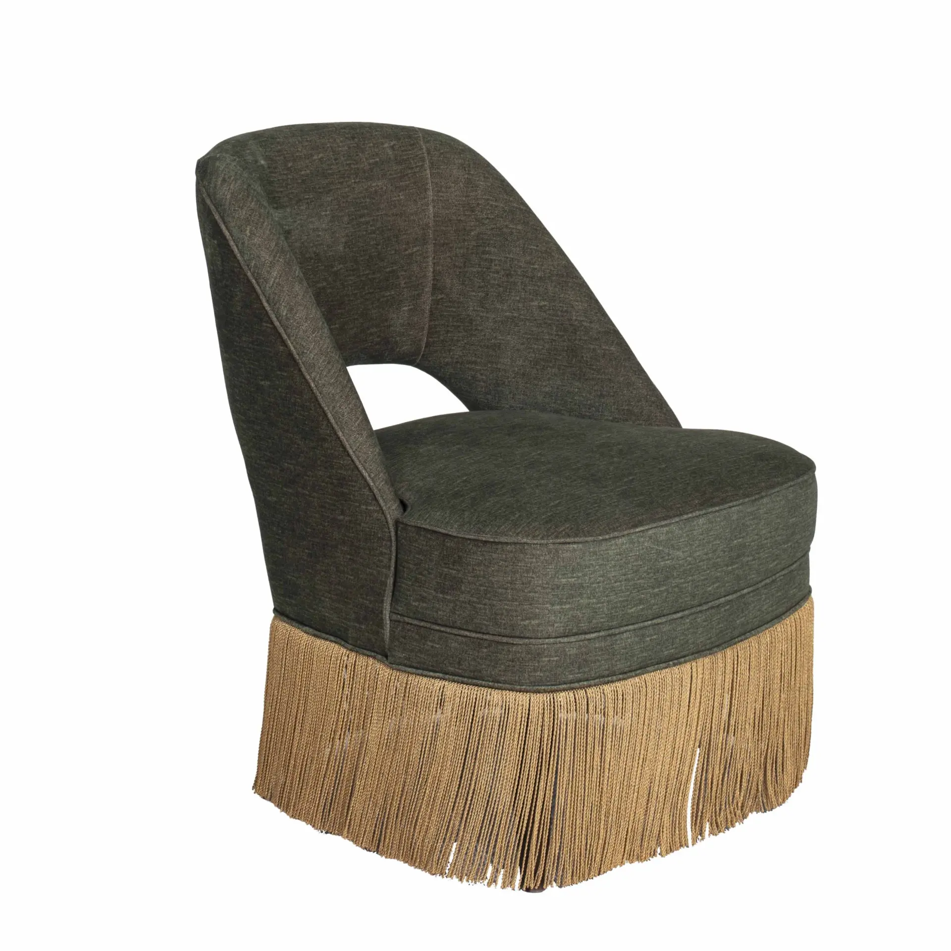 TREND FRINGED BERJER - Leta Sandalye